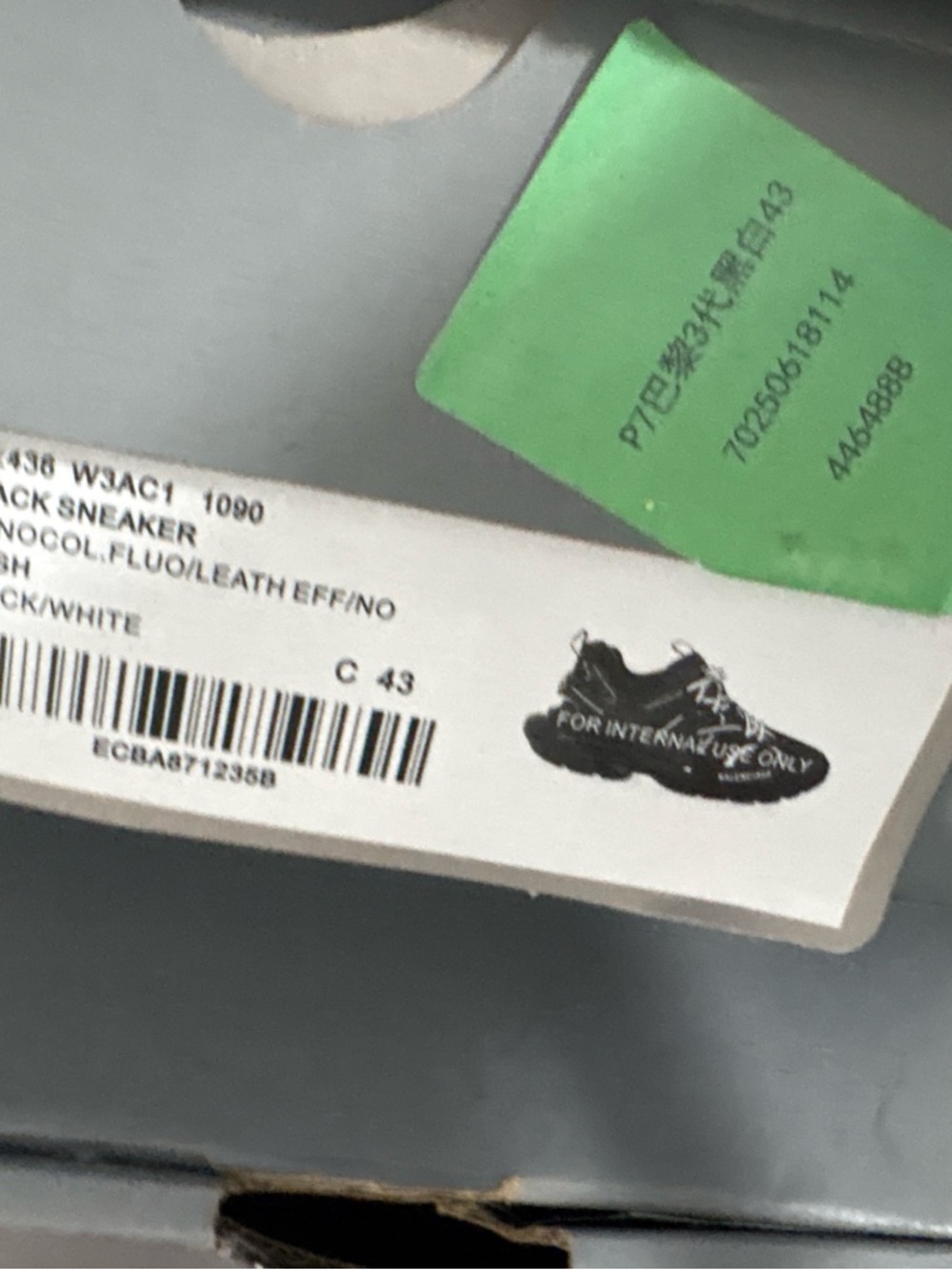 Balenciaga Black/White Men's Sneaker